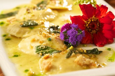 Pumpkin-ravioli