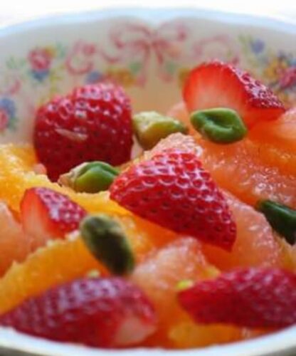 Citrus Salad with Rose Water.