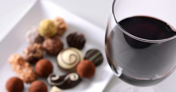 chocolate and wine